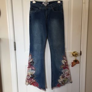⬇️$99⬇️Annabell Wide Flare Bell Bottom Jeans Sz 4